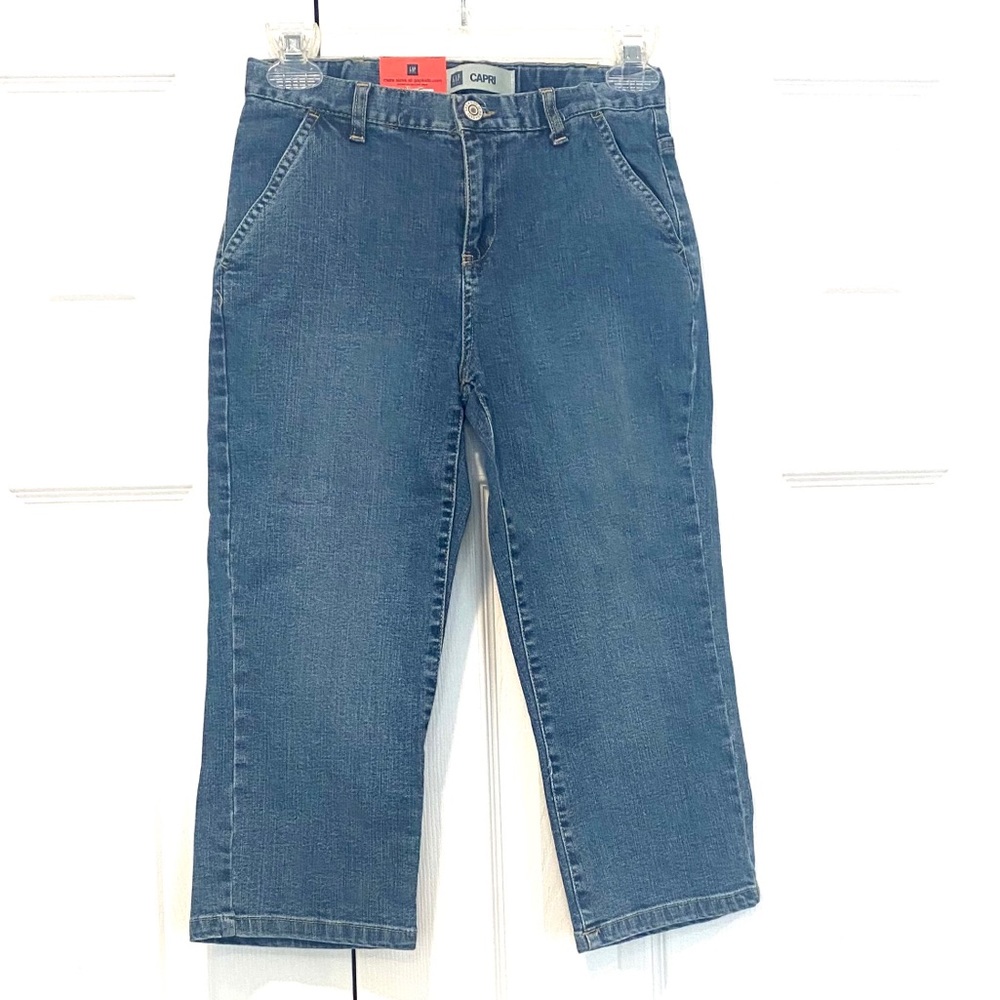GAP Kids Girls Light Jean Capris Pants Sz 12